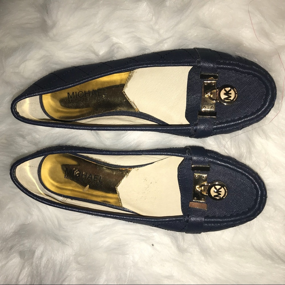 Navy Blue Authentic Michael Kors Size 5.5